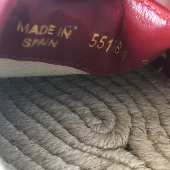 Gucci GG Marmont Charlotte Quilted Matelassé Platform Espadrille 38 - Picture 7 of 7